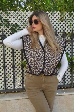 Chaleco animal print