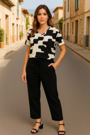 Pantalon tela  lino