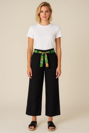 Pantalon tela  vestir lino lazo