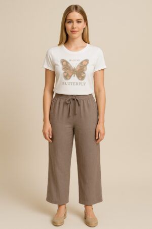 Pantalon vestir lino
