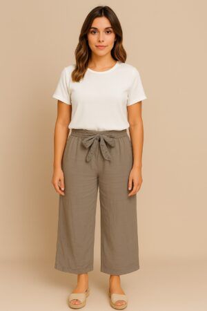 Pantalon vestir lino