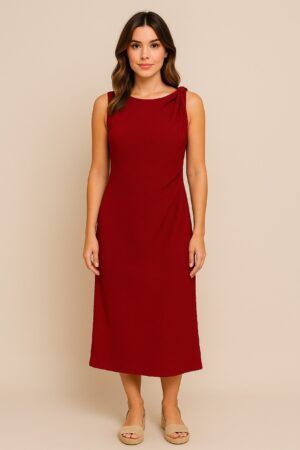 Vestido sin manga textura