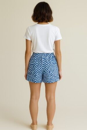 Pantalon tela  corto