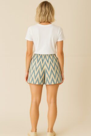 Pantalon tela  corto
