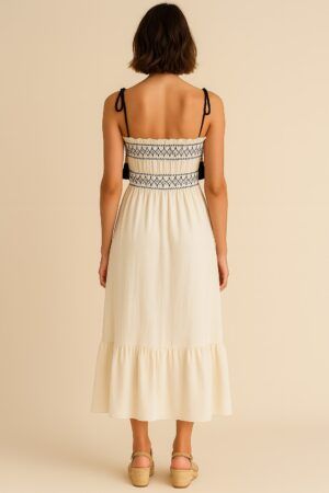 Vestido tiranta largo