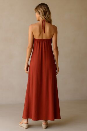 Vestido sin manga estrella