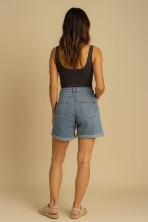 Short vaquero bermuda roll up