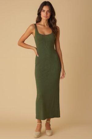 Vestido sin manga canale