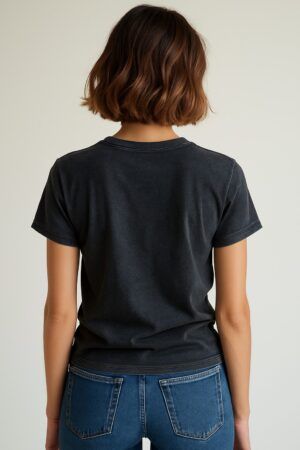 Camiseta manga corta desgastada