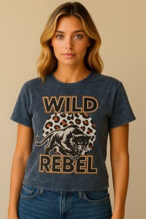 Camiseta manga corta desgastada