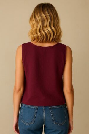 Blusa sin manga