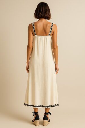 Vestido tiranta largo