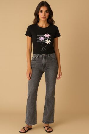 Pantalon vaquero campana
