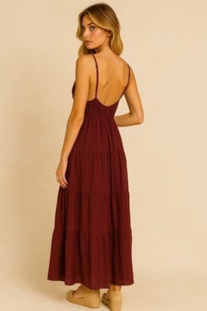 Vestido tiranta aplique