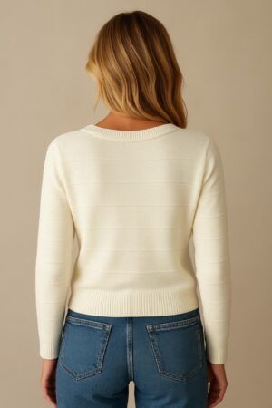 Jersey fino botones
