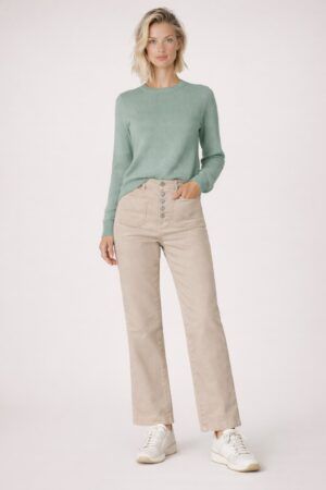Pantalon vaquero wide leg