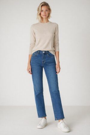 Pantalon vaquero recto